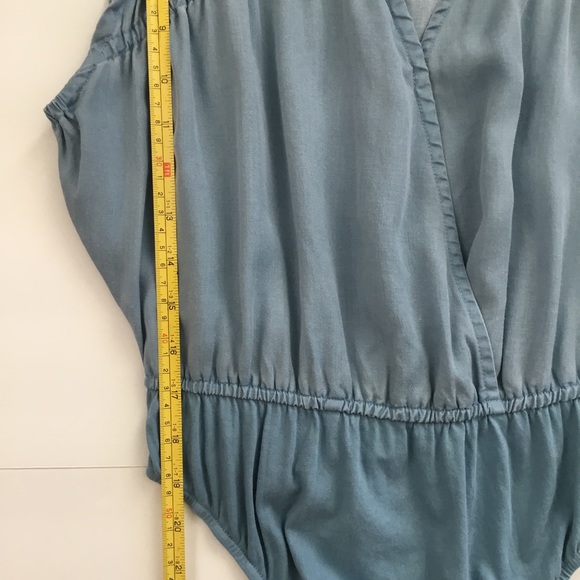 Free People Anthropologie Zaza Ruched Bodysuit Size XS - Picture 8 of 9